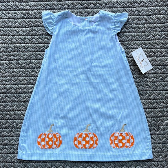 Smockling Other - 3T Smockling pumpkin dress, brand new🧡